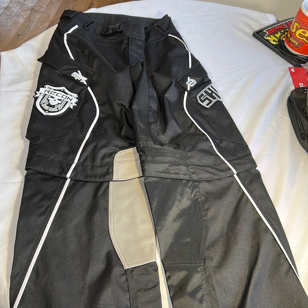 NWOT Shift Recon Pants Moto Cross Zip Away Shorts Waist 28 Dirt Bike Paintball